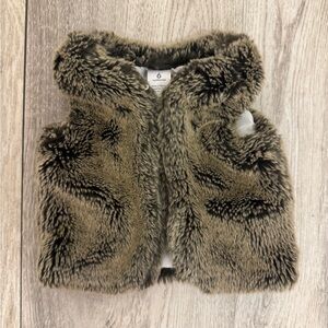 Carter's Faux Fur Vest - Brown